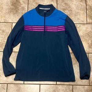 Adidas Climacool Blue  Quarter-Zip Top